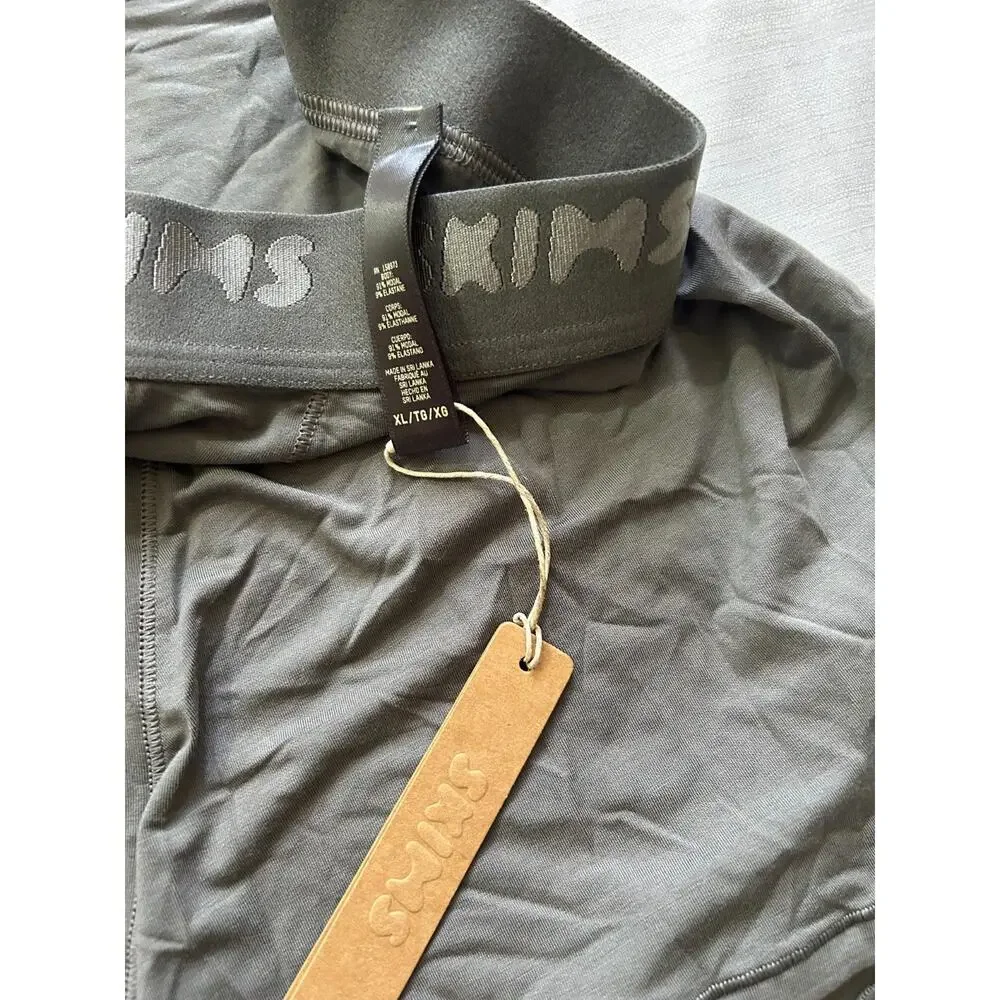 Skims NWT Stretch 3 Inch Boxer Brief Gunmetal Size XL